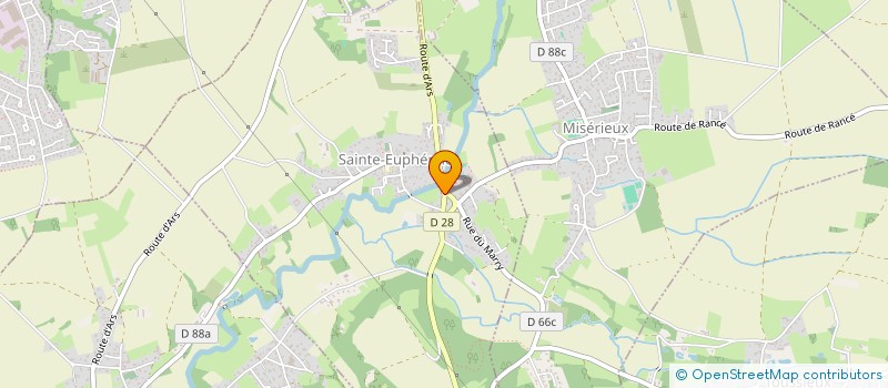 localisation de l'entreprise SANTOS CONSTRUCTIONS  SAINTE-EUPHEMIE