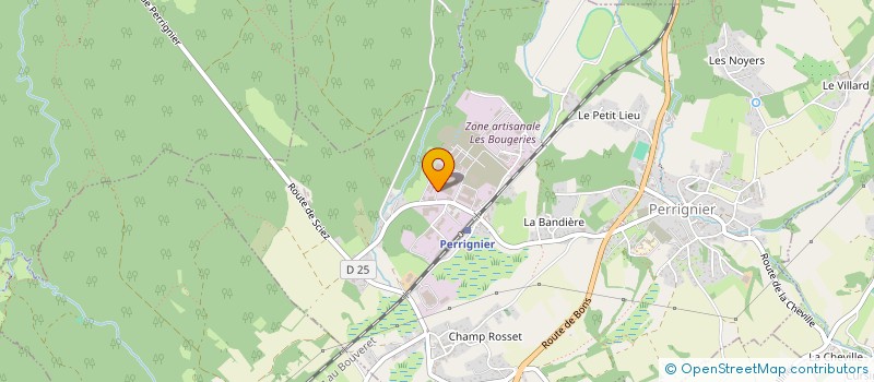 localisation de l'entreprise SANTOS CONSULTING  PERRIGNIER