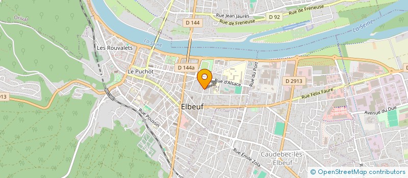 localisation de l'entreprise SANTOS DA CUNHA J DOS SANTOS CUNHA G  ELBEUF