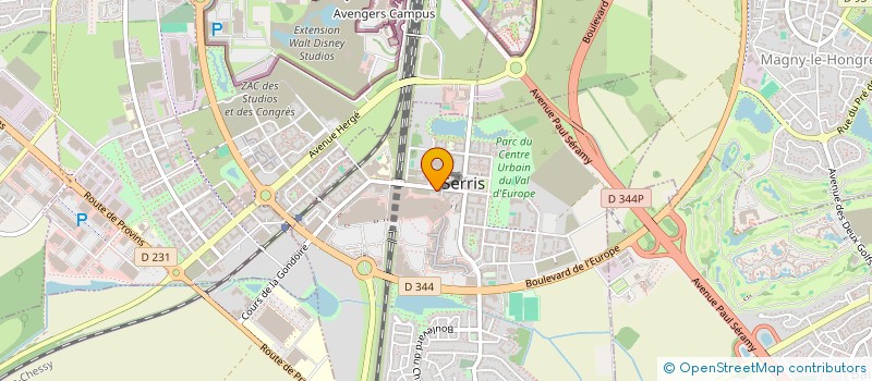 localisation de l'entreprise SANTOS DANIEL LEMAITRE  SERRIS