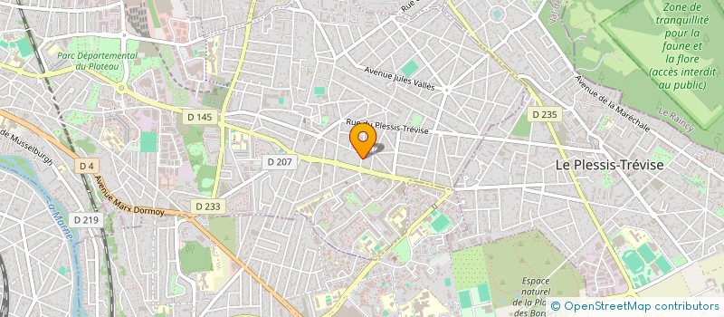 localisation de l'entreprise SANTOS NEVES à CHAMPIGNY-SUR-MARNE