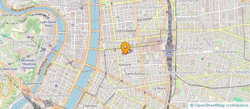 localisation de l'entreprise SANTPRIV DE LYON  LYON