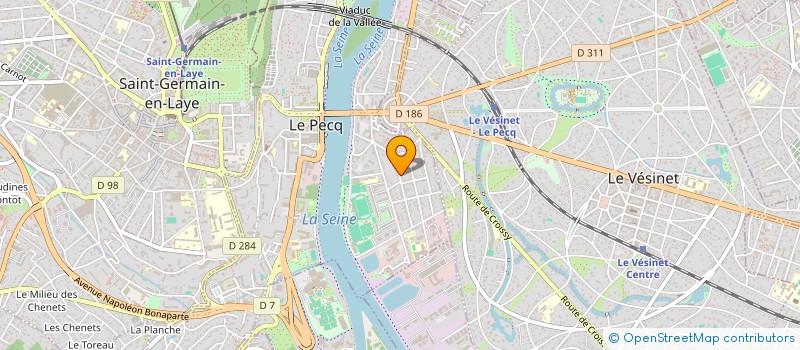 localisation de l'entreprise SANTRO  LE PECQ