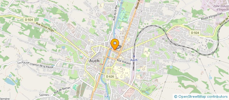 localisation de l'entreprise SANTROMA  AUCH