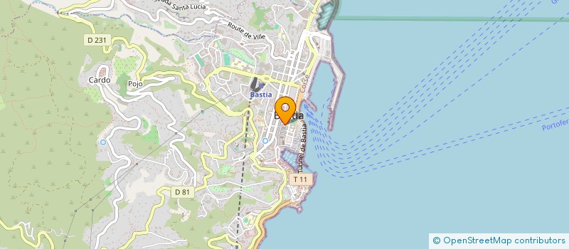 localisation de l'entreprise SANTU 2B à CALVI