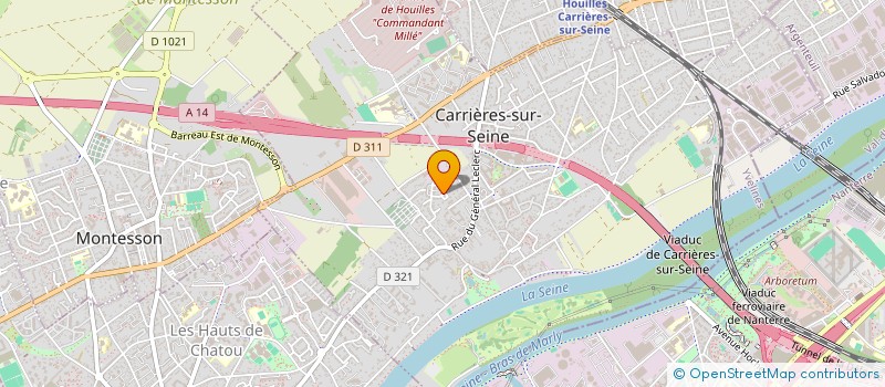 localisation de l'entreprise SANTULAN à CARRIERES-SUR-SEINE