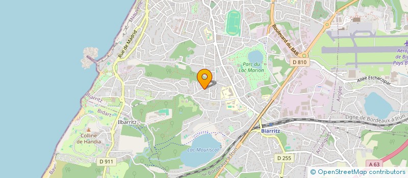 localisation de l'entreprise SANUK à BIARRITZ