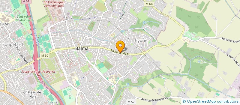 localisation de l'entreprise SANVIA CONNECT  BALMA