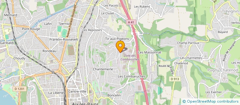 localisation de l'entreprise SANY  AIX-LES-BAINS