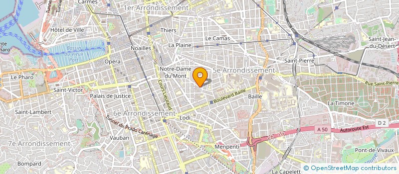 localisation de l'entreprise SANYDRO à MARSEILLE
