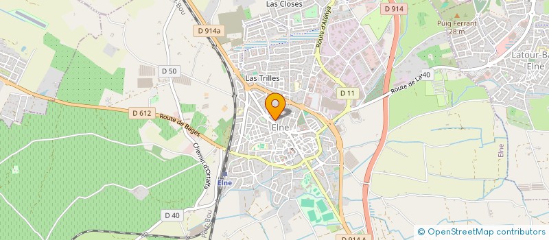 localisation de l'entreprise SANZ 2002  ELNE