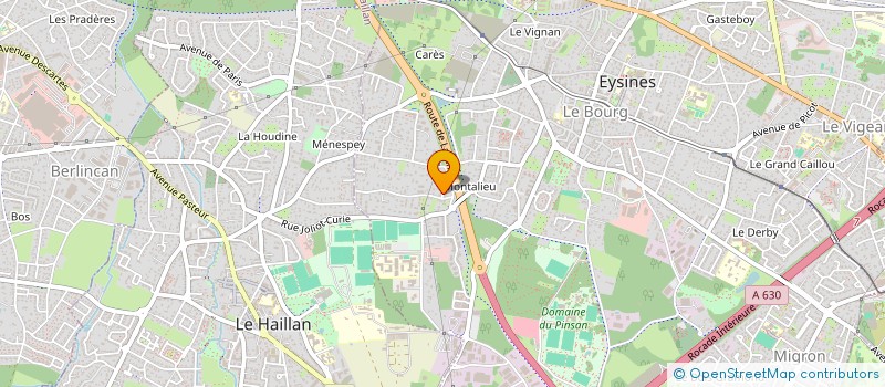 localisation de l'entreprise SANZ DE LMNP  EYSINES