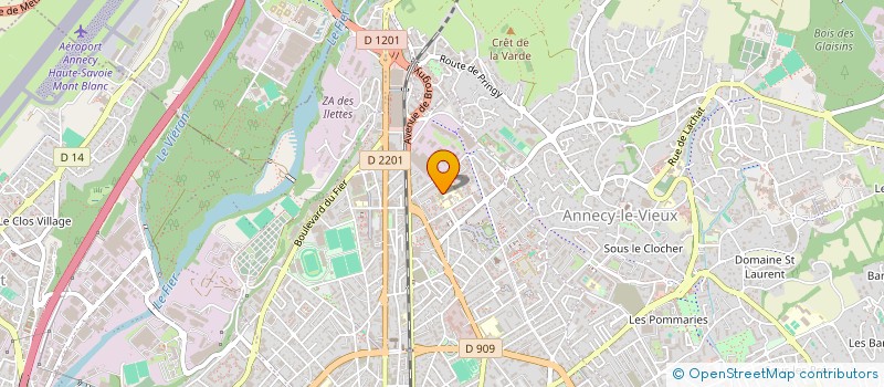 localisation de l'entreprise SANZ & DUPUY  ANNECY