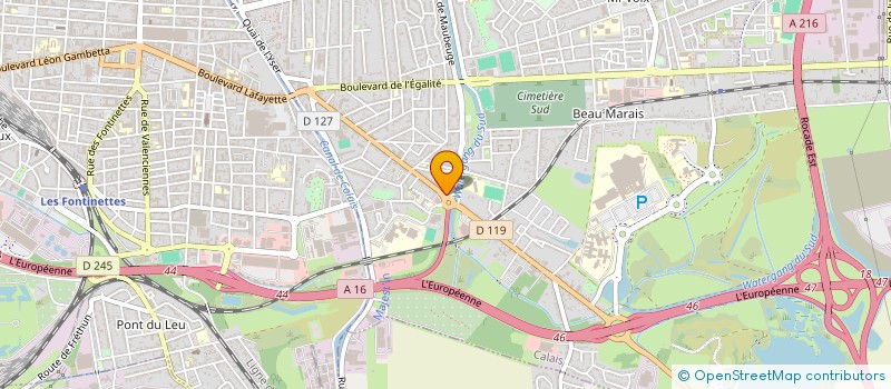 localisation de l'entreprise SANZ-HOCHART  LOOS-EN-GOHELLE