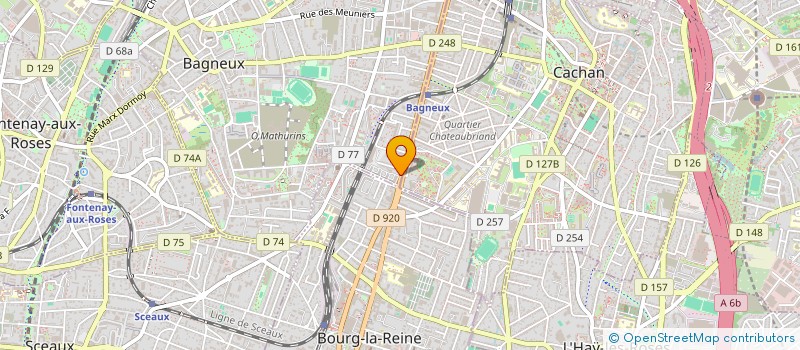 localisation de l'entreprise SANZIANA à BAGNEUX