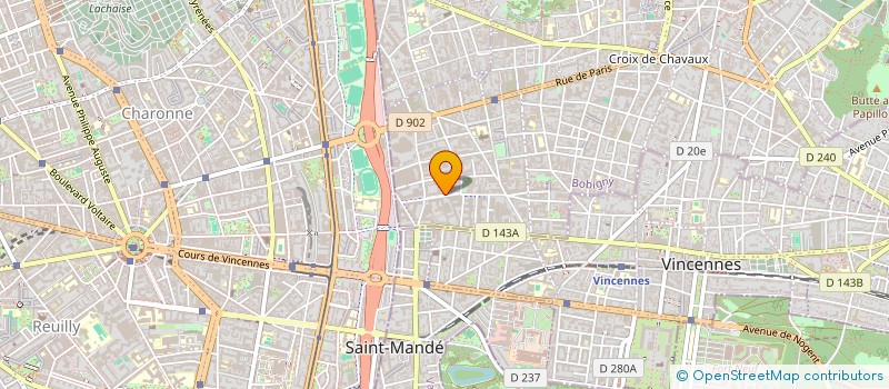 localisation de l'entreprise SAO à MONTREUIL