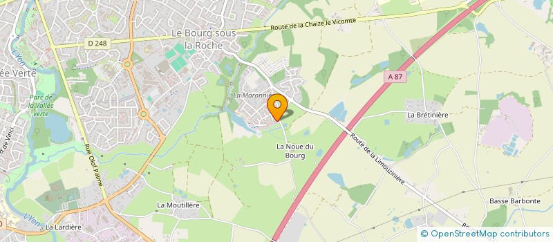 localisation de l'entreprise SAO CANTA à LA ROCHE-SUR-YON