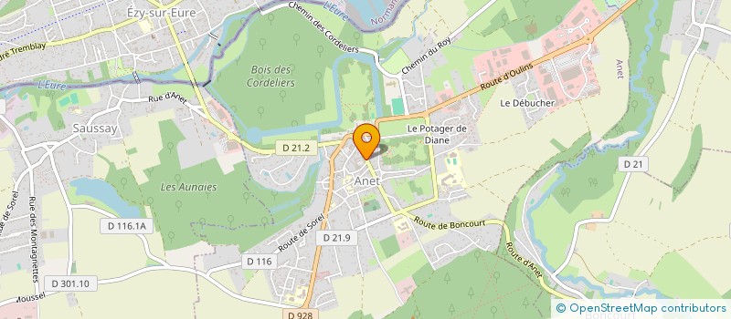 localisation de l'entreprise SAO DESIGNESS LOGISTICS à ANET