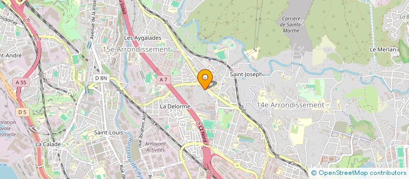 localisation de l'entreprise SAO JORGE à MARSEILLE