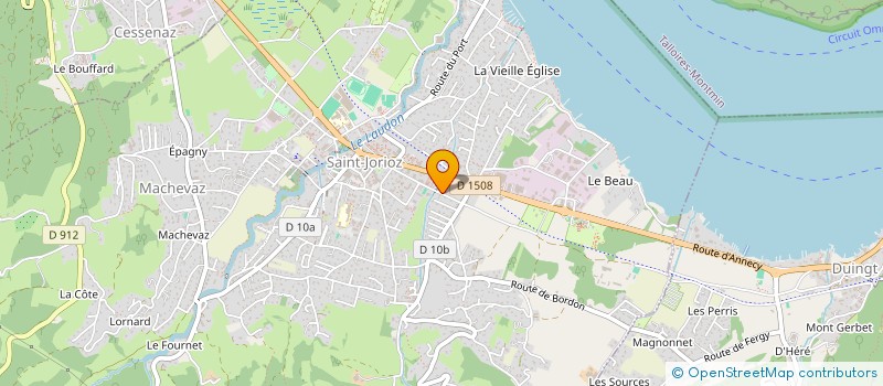 localisation de l'entreprise SAO TOME  SAINT-JORIOZ