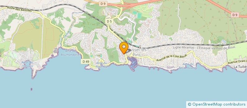 localisation de l'entreprise SAO WAN  SAUSSET-LES-PINS