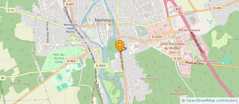 localisation de l'entreprise SAO2  NEMOURS