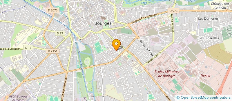 localisation de l'entreprise SAOIA  BOURGES