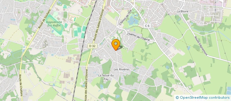 localisation de l'entreprise SAOIA  CHALLANS