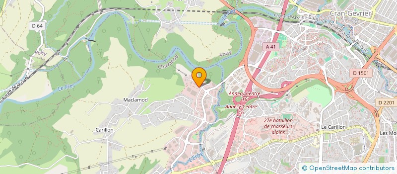 localisation de l'entreprise SAOLA  CHAVANOD