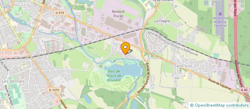 localisation de l'entreprise SAONA à BOURG-EN-BRESSE