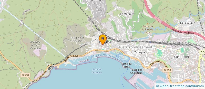 localisation de l'entreprise SAONA à MARSEILLE 16EME