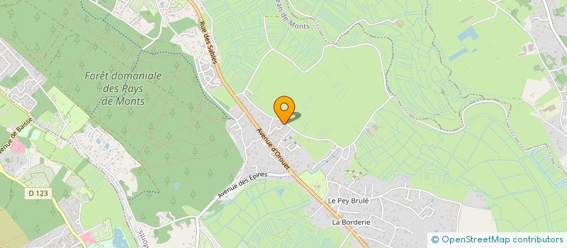 localisation de l'entreprise SAONA  SAINT-JEAN-DE-MONTS