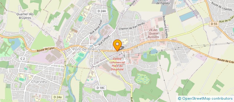 localisation de l'entreprise SAONA MARIAGE  PONT-DE-CHERUY