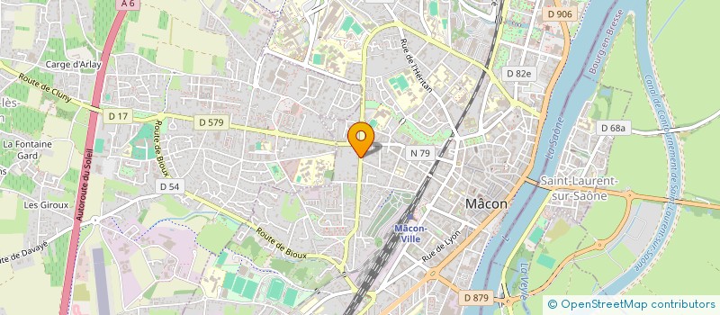 localisation de l'entreprise SAONE ALLIER  MACON