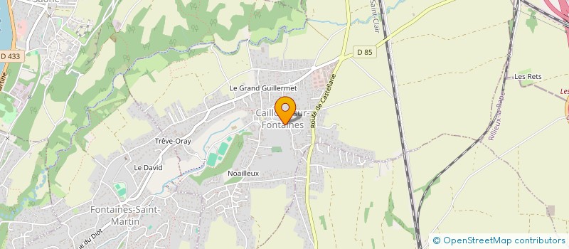 localisation de l'entreprise SAONE DECOR  CAILLOUX-SUR-FONTAINES