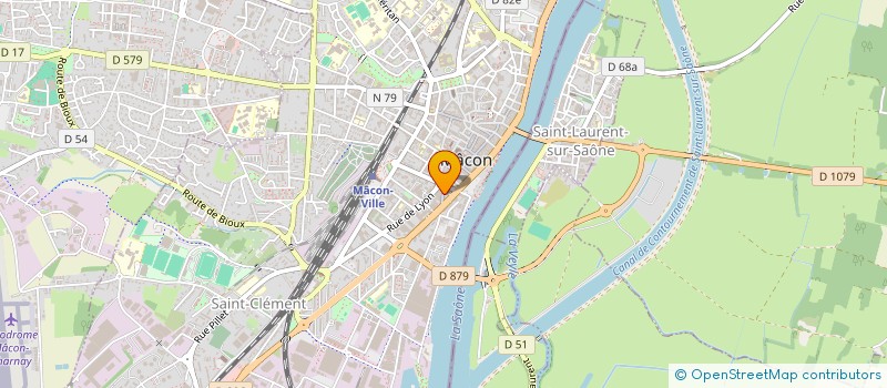 localisation de l'entreprise SAONE ET LOIRE PARTENAIRES à MACON