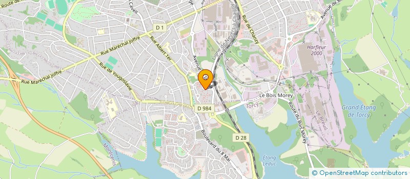 localisation de l'entreprise SAONE ET LOIRE SERVICES  LE CREUSOT