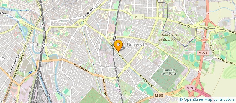 localisation de l'entreprise SAONE LUBERON  DIJON