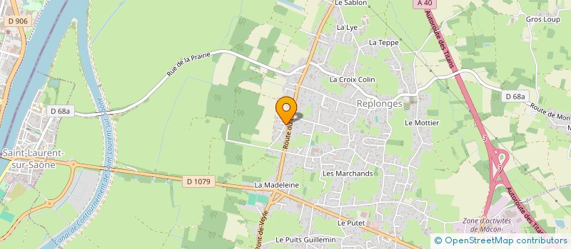localisation de l'entreprise SAONE-O-MUSICK à REPLONGES