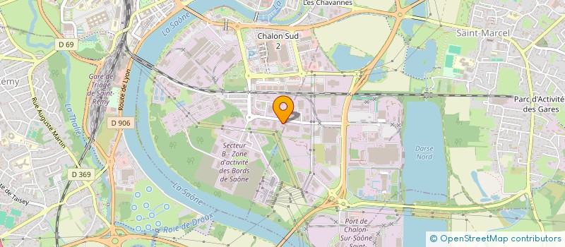 localisation de l'entreprise SAONE PREMIUM AUTOMOBILES  CHALON-SUR-SAONE