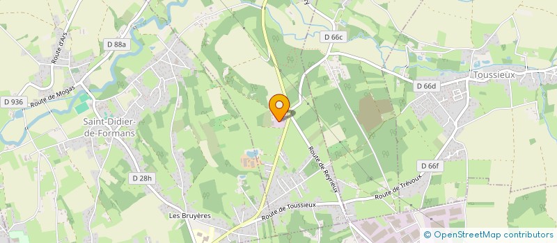 localisation de l'entreprise SAONE TAXIS  SAINTE-EUPHEMIE