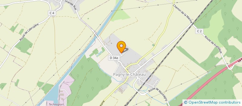 localisation de l'entreprise SAONEX à PAGNY-LE-CHATEAU