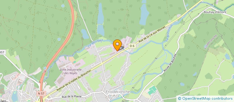 localisation de l'entreprise SAONOISE DE MOBILIERS  FROIDECONCHE