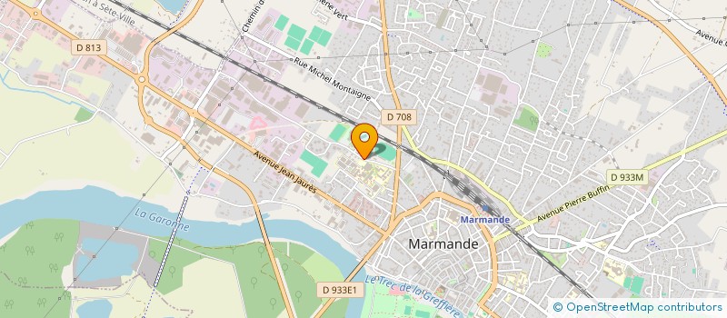 localisation de l'entreprise SAOS UNION SPORTIVE MARMANDAISE à MARMANDE