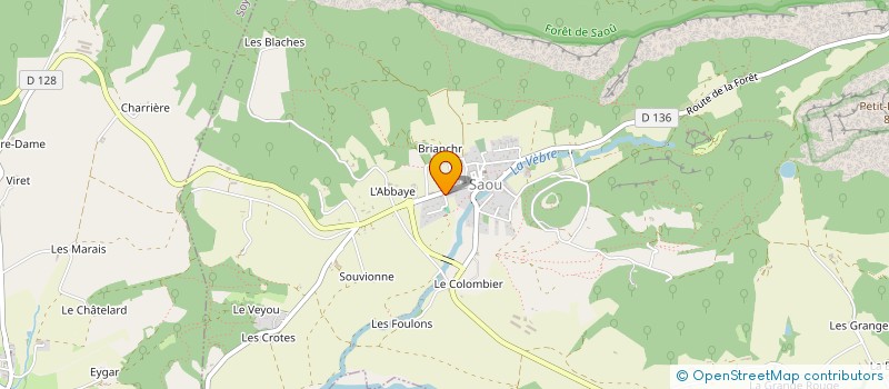 localisation de l'entreprise SAOU, LA CAVE à SAOU