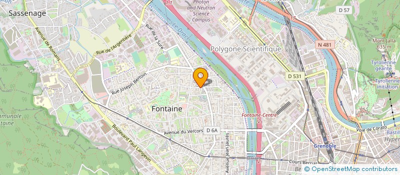 localisation de l'entreprise SAOUD à FONTAINE