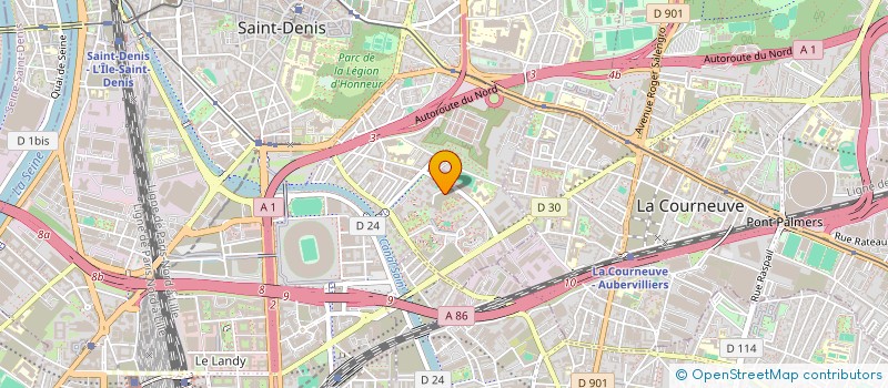 localisation de l'entreprise SAOUDI 2 NS  SAINT-DENIS