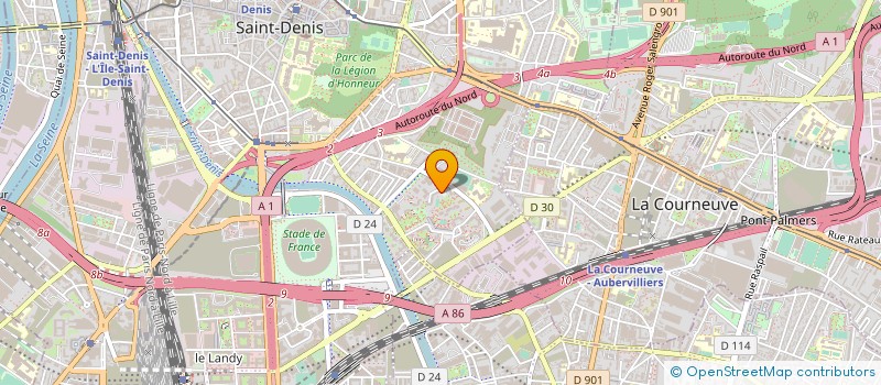 localisation de l'entreprise SAOUDI à SAINT-DENIS