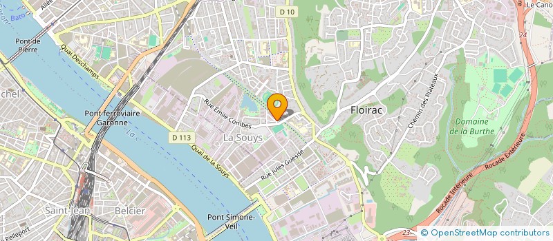 localisation de l'entreprise SAOUDI PLATRERIE à FLOIRAC