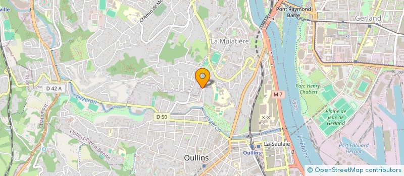 localisation de l'entreprise SAOUWDA  OULLINS-PIERRE-BENITE